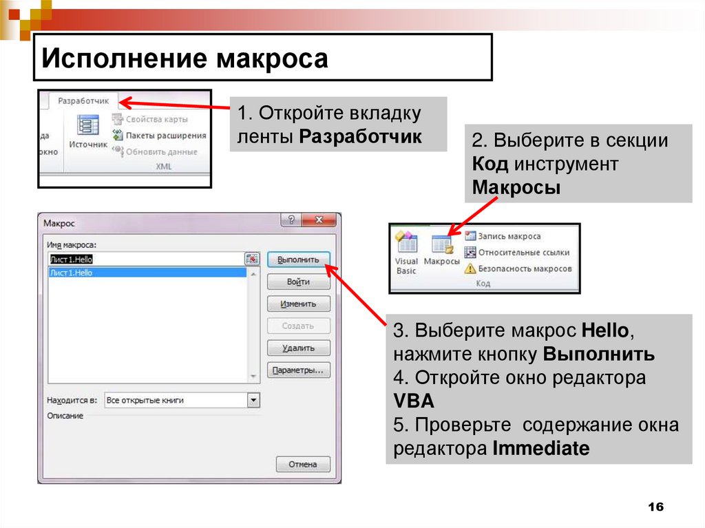 Что значит презентация с поддержкой макросов