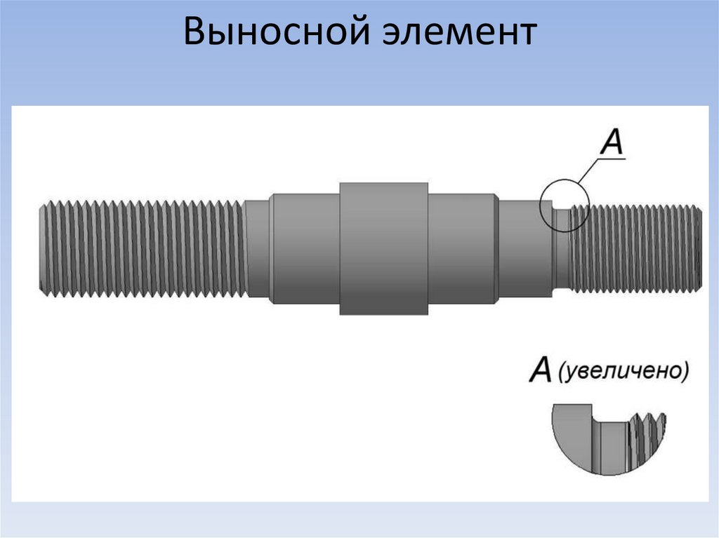 Деталь ось