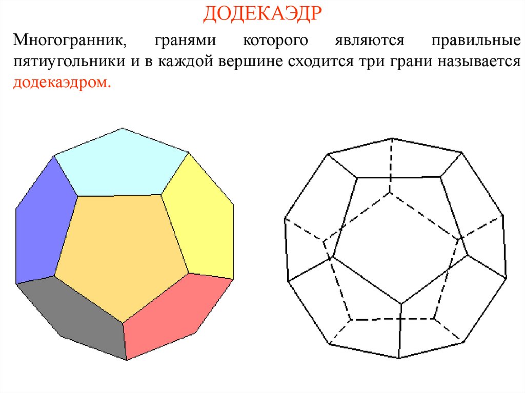 Объемный пятиугольник схема