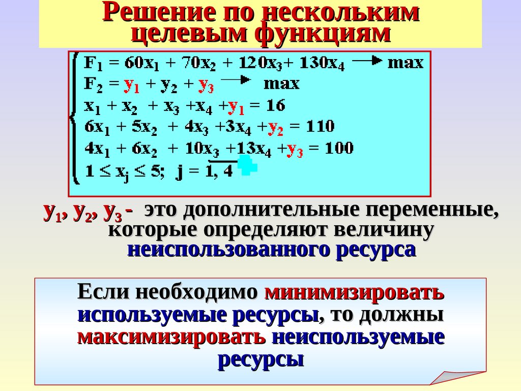 Что такое целевая функция