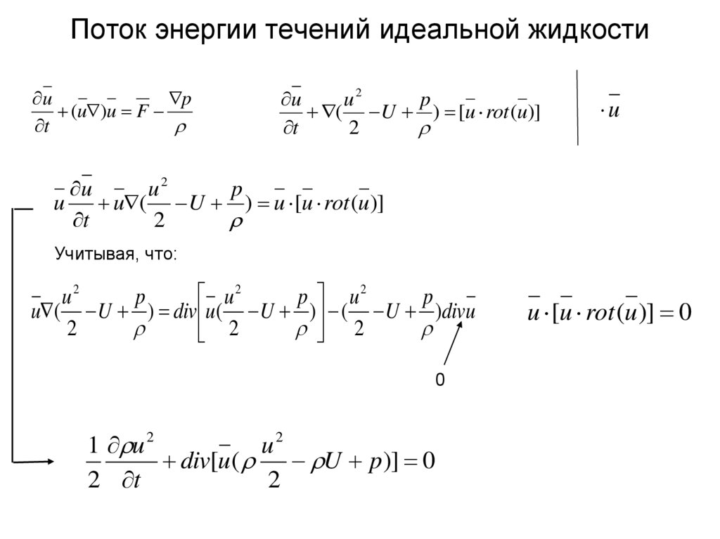 Общая постановка задачи динамики идеальной жидкости.