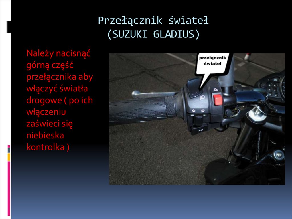 Egzamin Praktyczny "Suzuki Gladius" Kat. A2/A - Презентация Онлайн