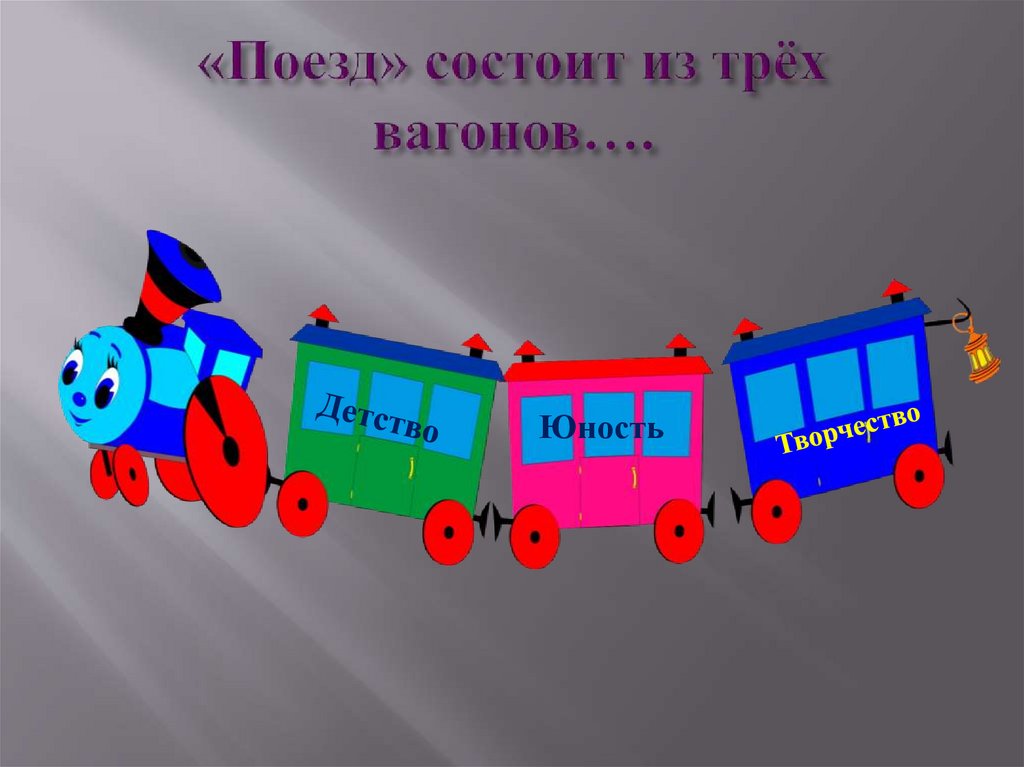 «Поезд» состоит из трёх вагонов….