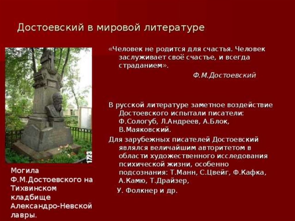 Жизнь и творчество достоевского 10 класс. Творчество Достоевского в мировой литературе. Достоевский в мировой литературе. Творчество ф. м. Достоевского в мировой литературе.. Влияние Достоевского.