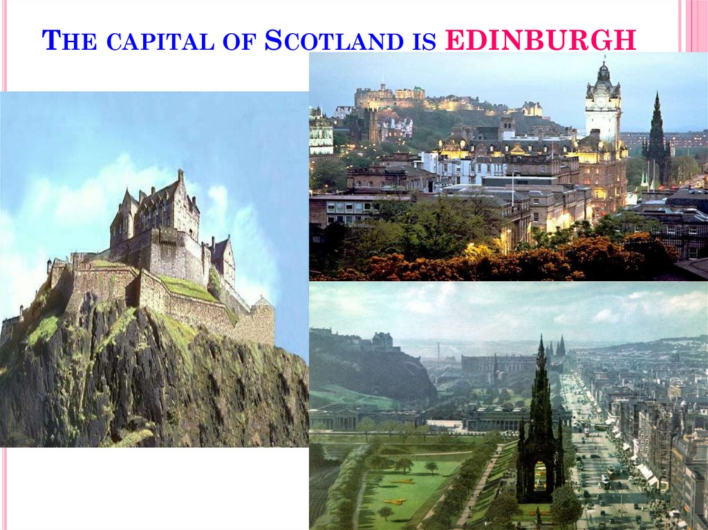 The capital of scotland is great. Эдинбург столица Шотландии на английском. Эдинбург слайд. Шотландия Эдинбург презентация. Edinburgh is the Capital … Scotland. At of on.