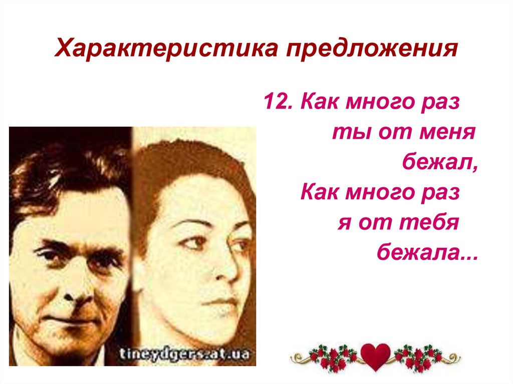 Характеристика предложения