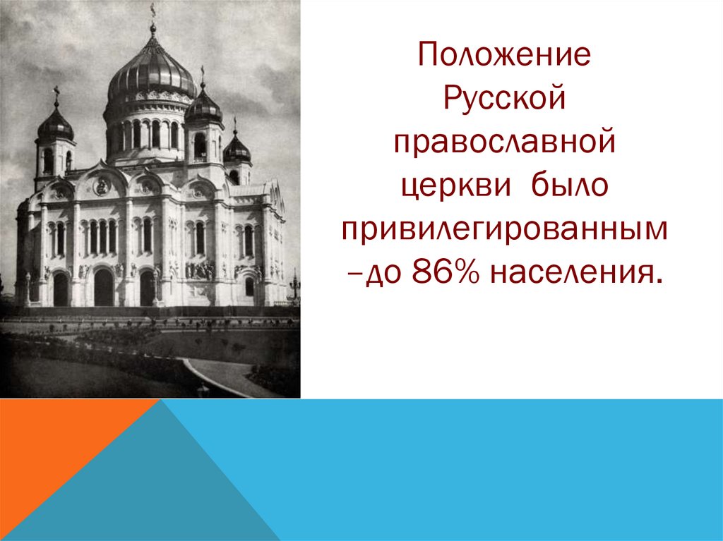 Последствия раскола церкви в 17 веке