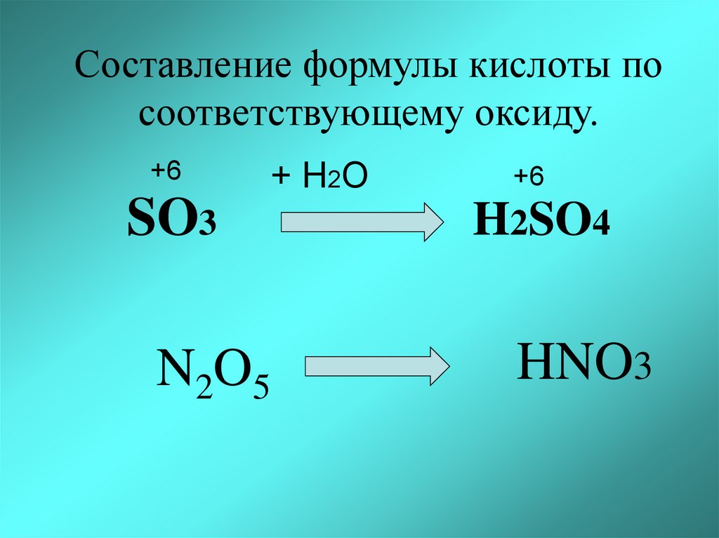 Составить формулы кислот содержащих углерод