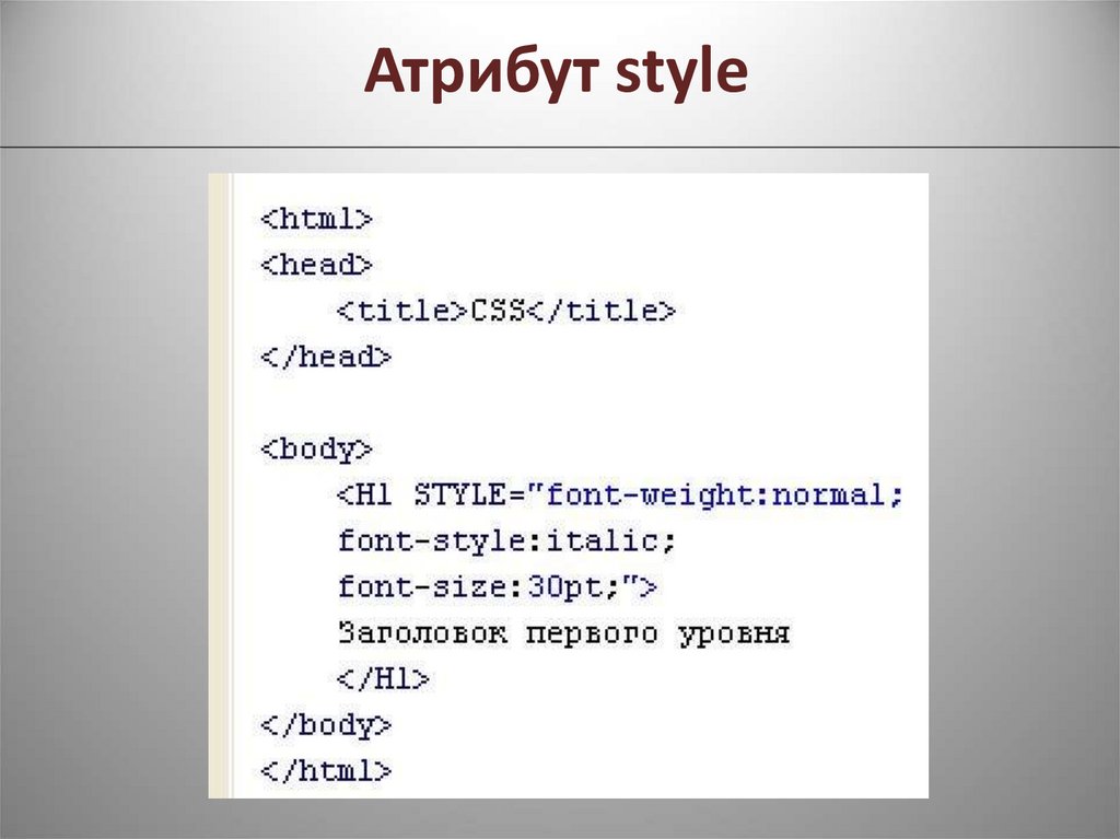 Виды таблиц стилей css