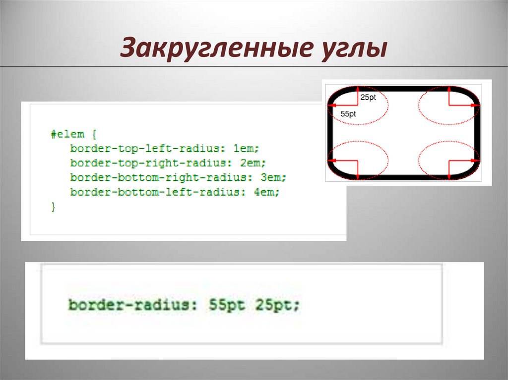 Как округлить формы. Скругление углов CSS. Как скруглить углы в таблицы html. CSS углы border.