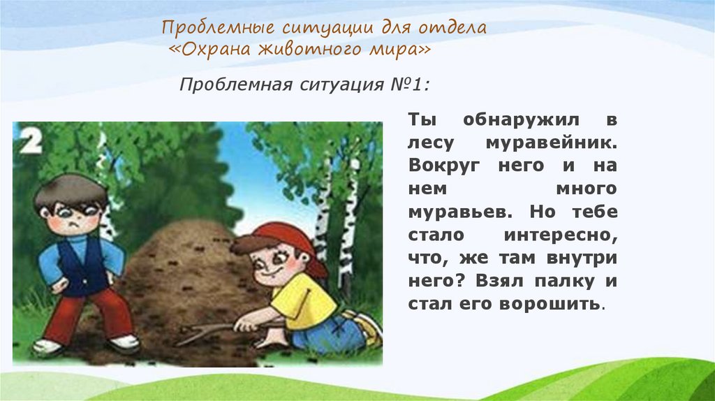 Ситуация в природе. Проблемная ситуация в лесу. Проблемные ситуации о природе. Проблемные ситуации в природе для дошкольников. Проблемные ситуации по окружающему миру.