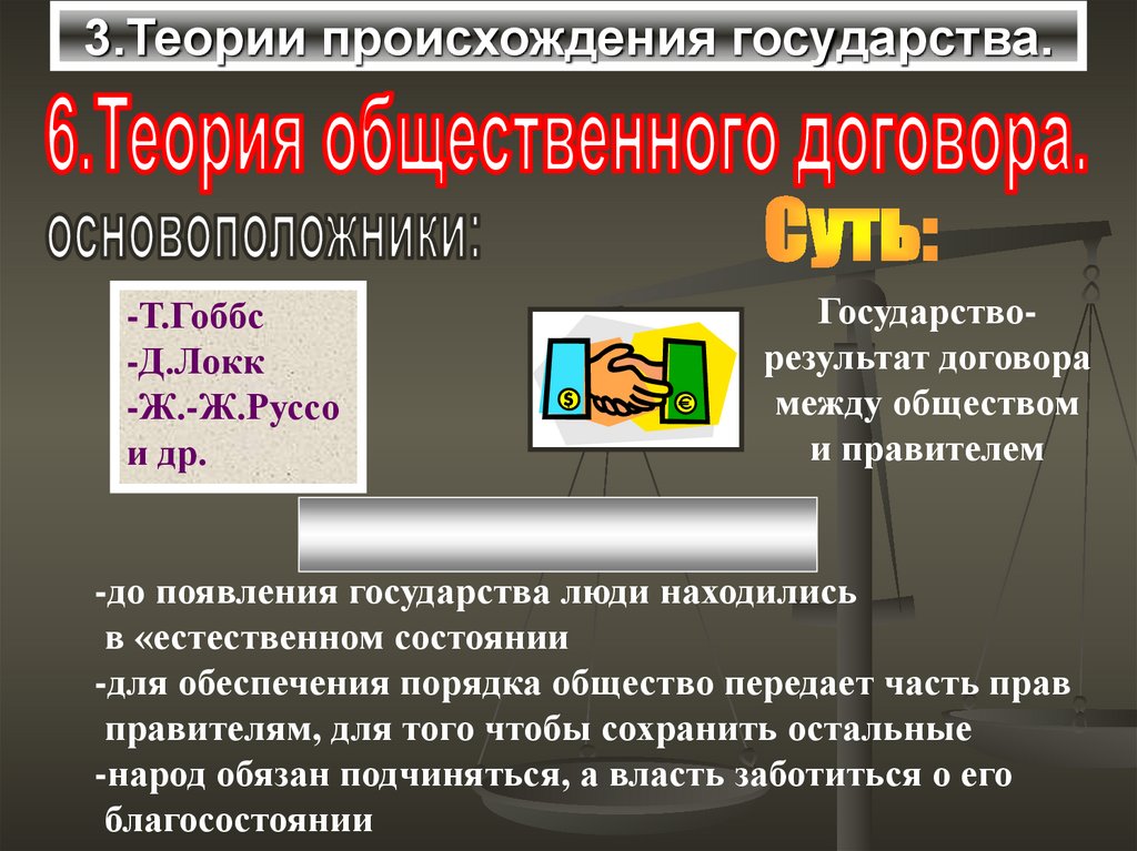 Передана обществу. Обществознание 2 цикла государство человек. Одним из теоретиков понятия «естественное состояние» является.