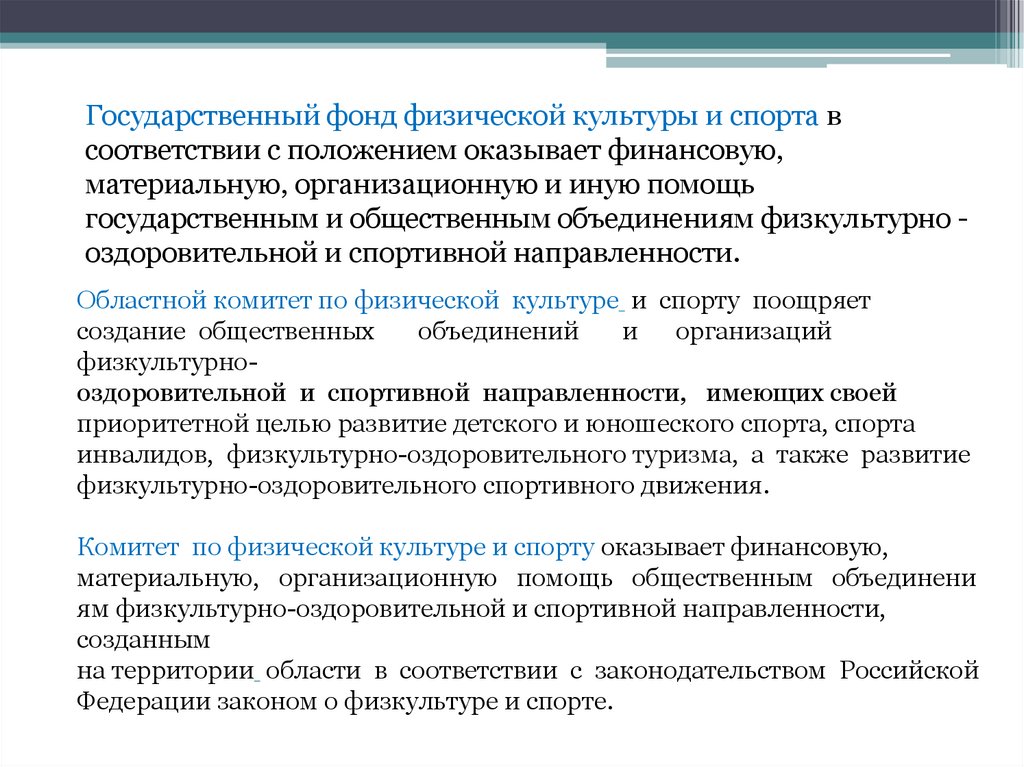 Правовое регулирование деятельности общественных объединений