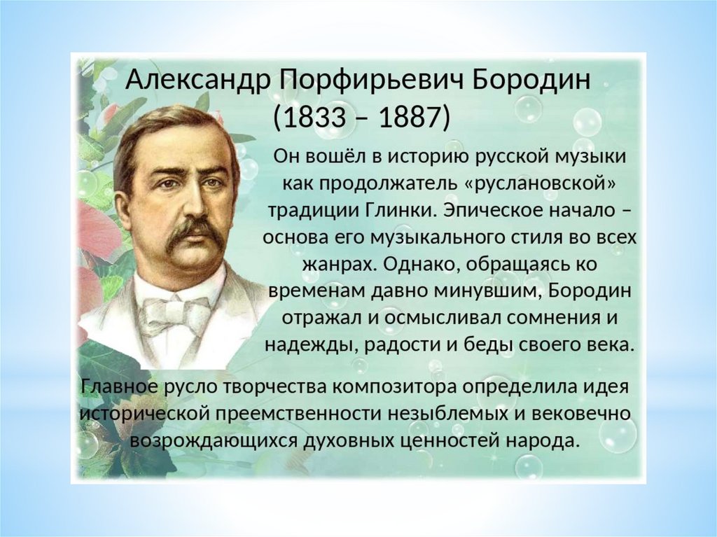 Александр Порфирьевич Бородин 1876