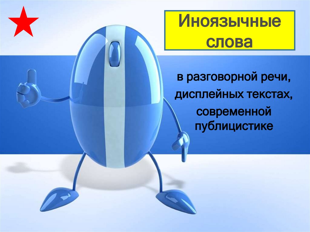 Иноязычные слова в разговорной речи дисплейных текстах современной публицистике презентация 8 класс