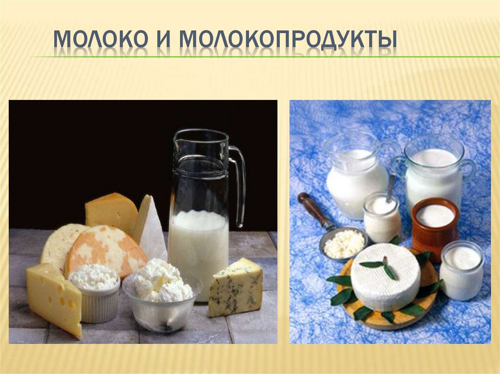 Классы молока