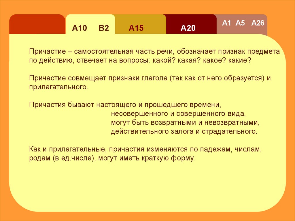 Все причастия имеют краткую форму. Причастие совмещает в себе признаки. 5а26 технические характеристики. А А 10 15 А решение. 20-?+1=10.