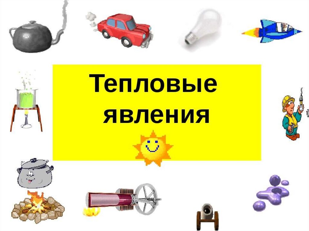 Физика 8 класс явления. Тепловые явления. Тепловые явления физика. Рисунок на тему тепловые явления. Примеры тепловых явлений в физике.