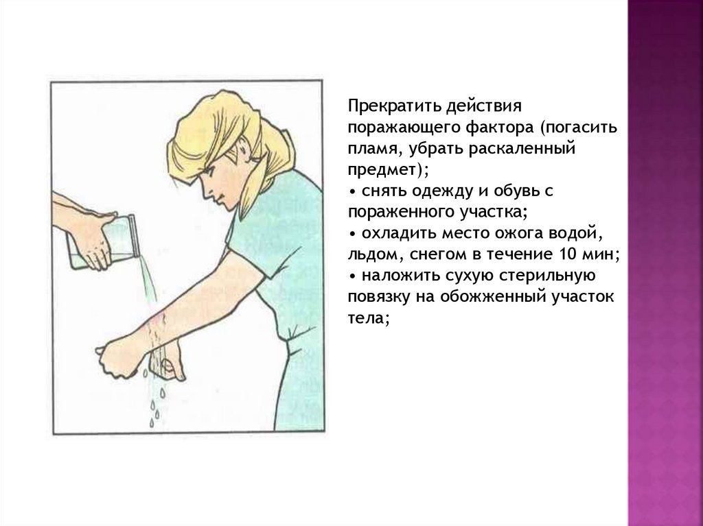 Термический ожог 1 степени карта вызова скорой медицинской помощи