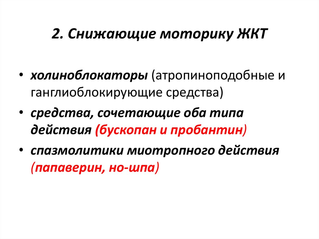 Препараты влияющие на органы пищеварения