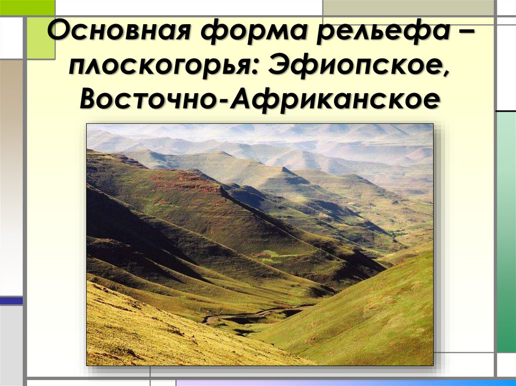 Тектоническое строение эфиопского нагорья. Восточно-африканское плоскогорье полезные ископаемые. Рельеф Восточно африканского Плоскогорья. Формарильефа Восточно африканское плоскогорье. Тектоническое строение Восточно африканского Плоскогорья.