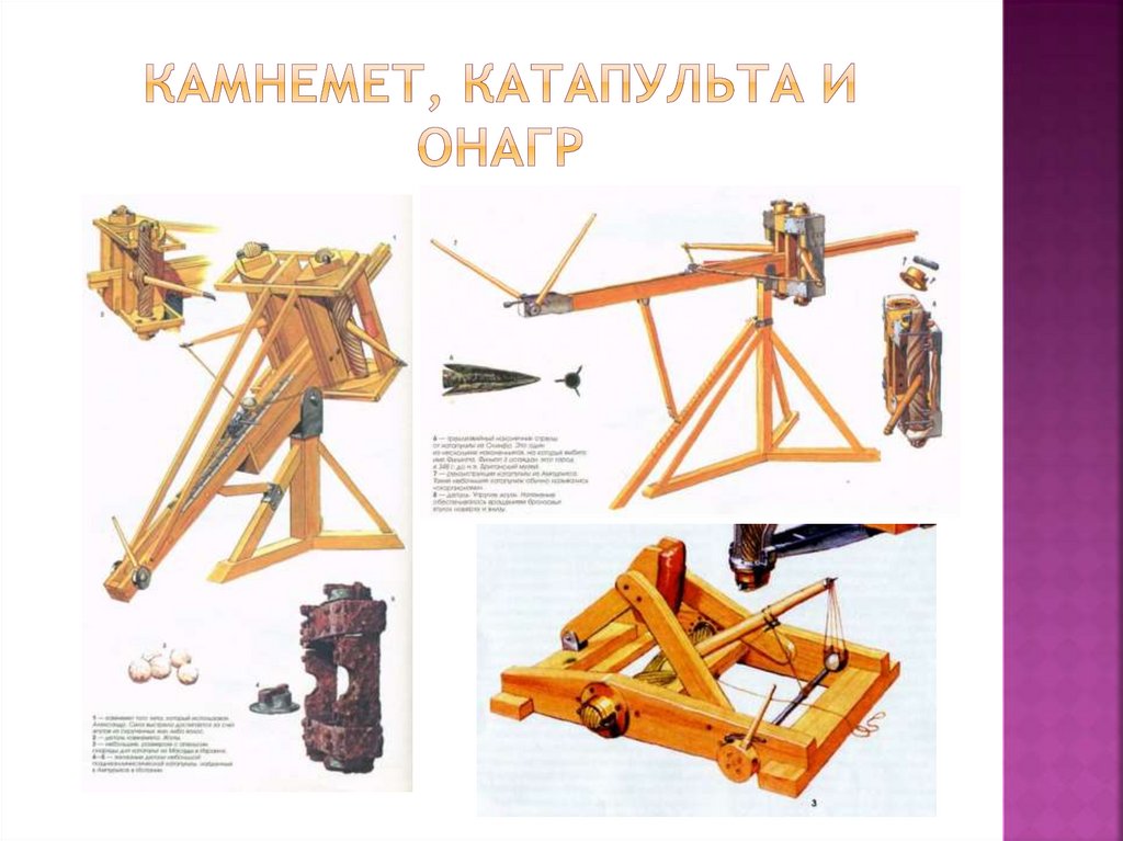 Камнемет, катапульта и онагр