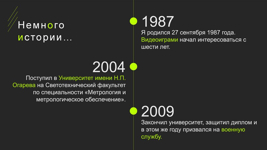 Немного истории…