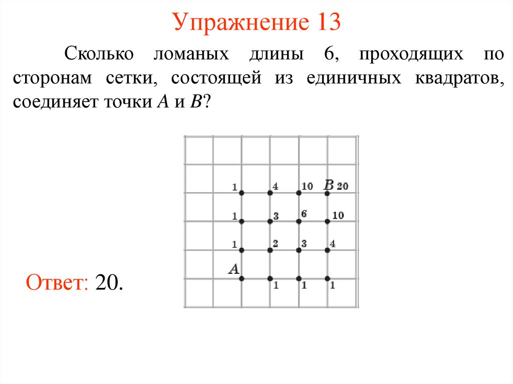 Сколько точек пересечения имеют ломаные