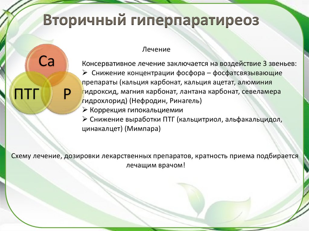 Гиперпаратиреоз клиническая картина