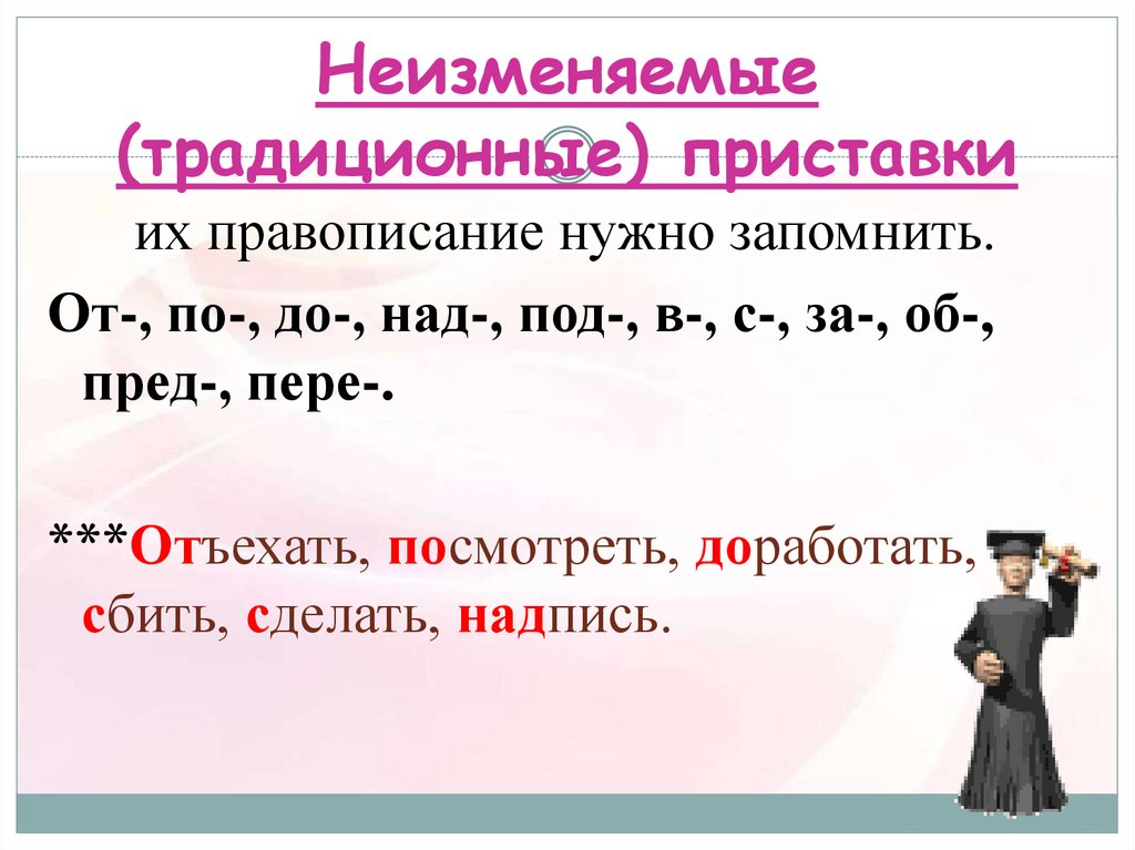 Предыдущий после русской приставки оканчивающейся на согласный