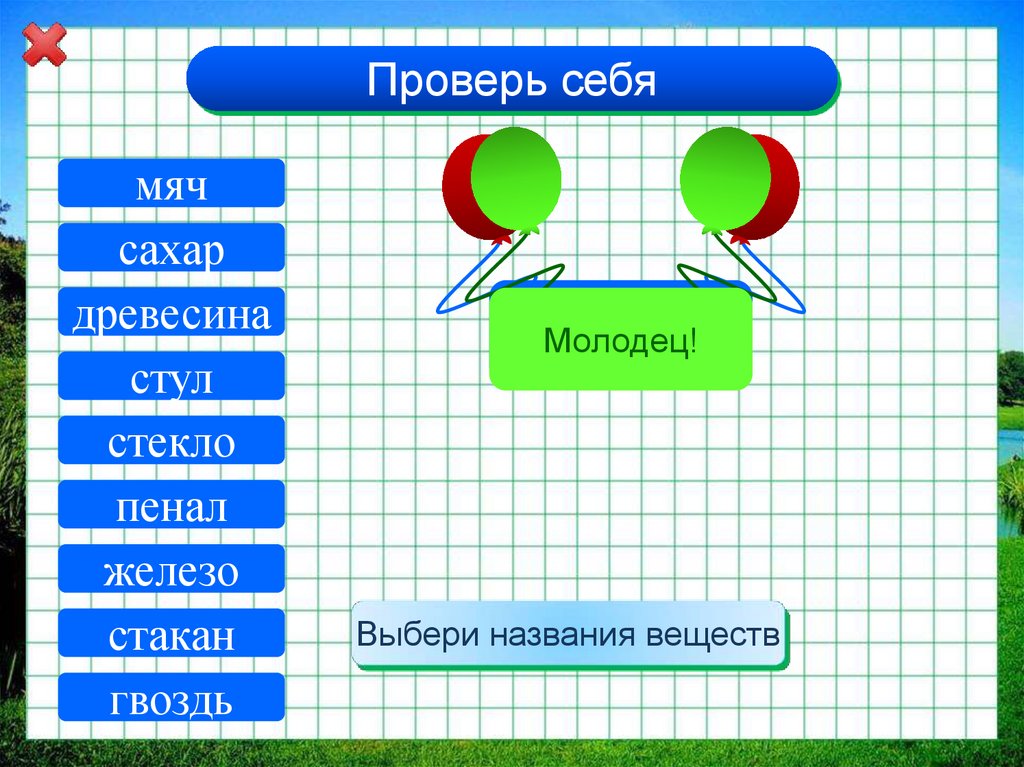 Тела и вещества окружающий мир 3 класс презентация