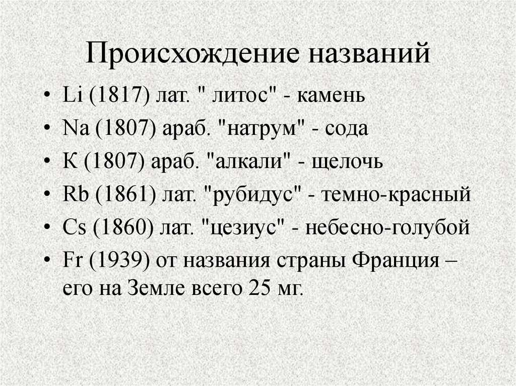 Происхождение наименования. RB это щелочь. Pentium происхождение названия.