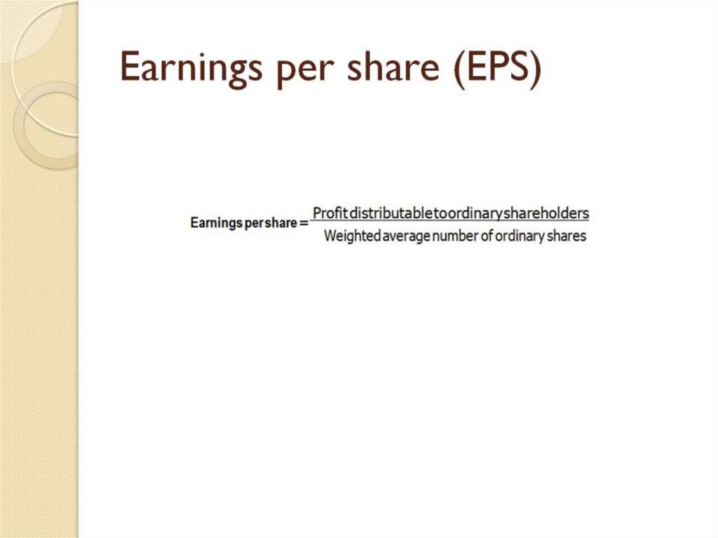 Earnings per share (EPS)