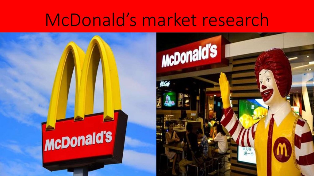 market research methods used by mcdonald's