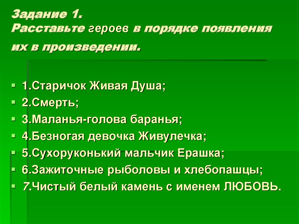 Произведения на 1 страницу. Н.С. Лескова «Маланья — голова баранья».