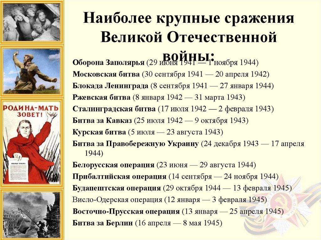 Хронология событий апреля 1945 года