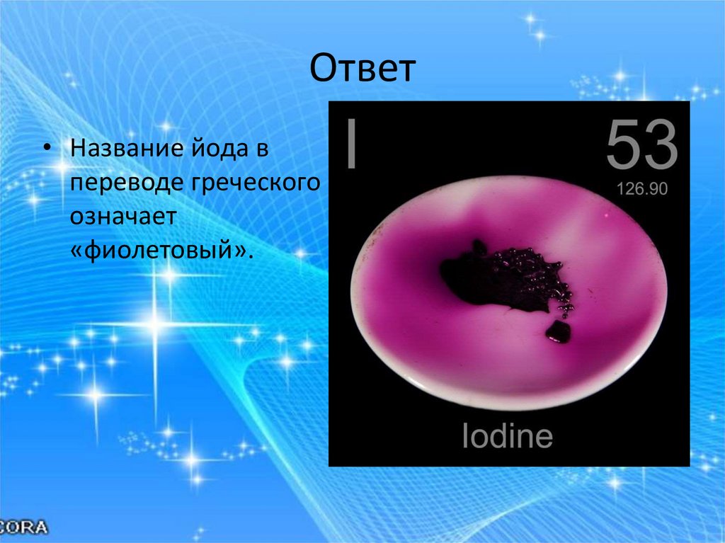 Название ответ. Йод название. Йод название элемента. Йод - название вещества. Розовый йод название.