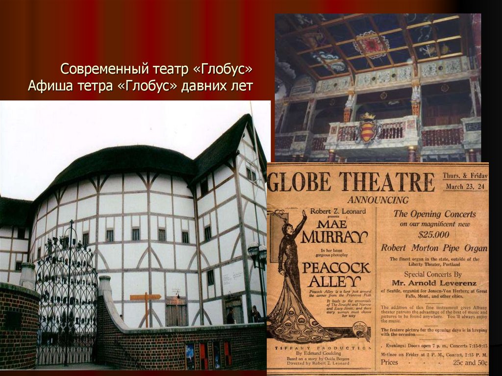 Современный театр кратко. Вильям Шекспир театр Глобус. Театр Шекспира в Лондоне. Шекспировский театр Глобус в Лондоне. Театр Глобус Шекспира кратко.