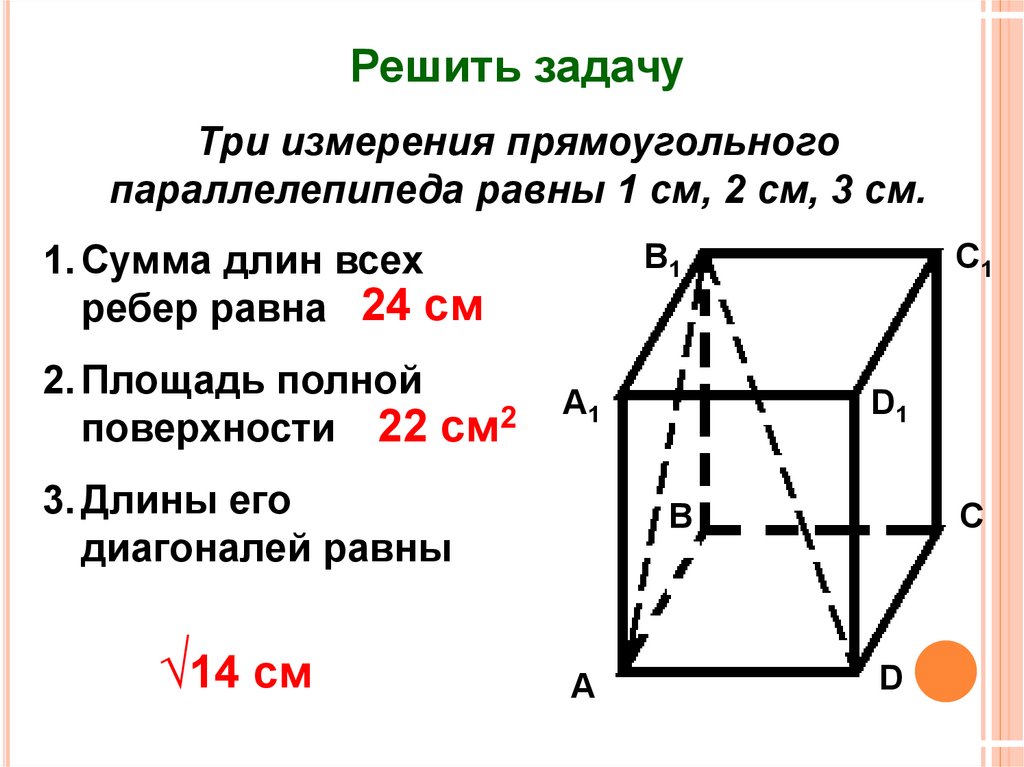 Измерения прямоугольного параллелепипеда равны 6 8 3. Боковая площадь параллелепипеда. Площадь полной поверхности прямоугольного параллелепипеда. Площадь боковой и полной поверхности параллелепипеда. Площадь боковой поверхности параллелепипеда.