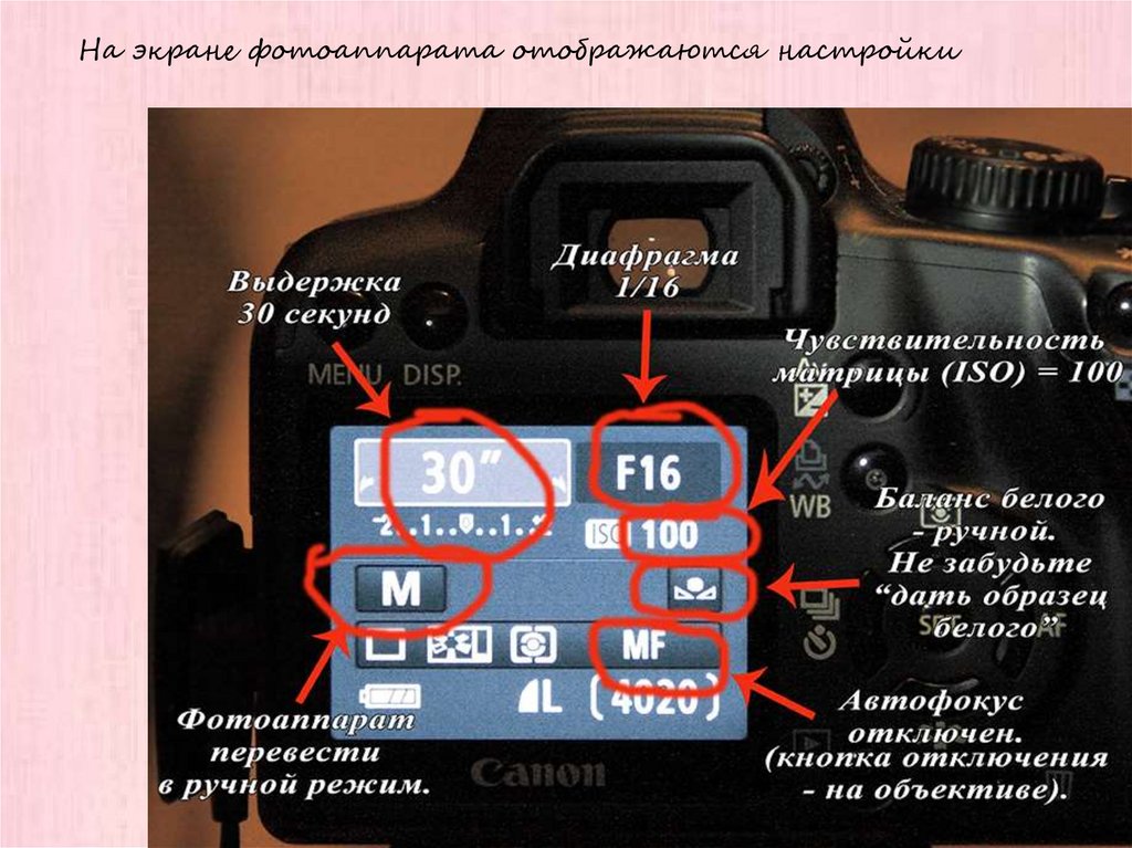 Настройка фотоаппарата на фото на документы