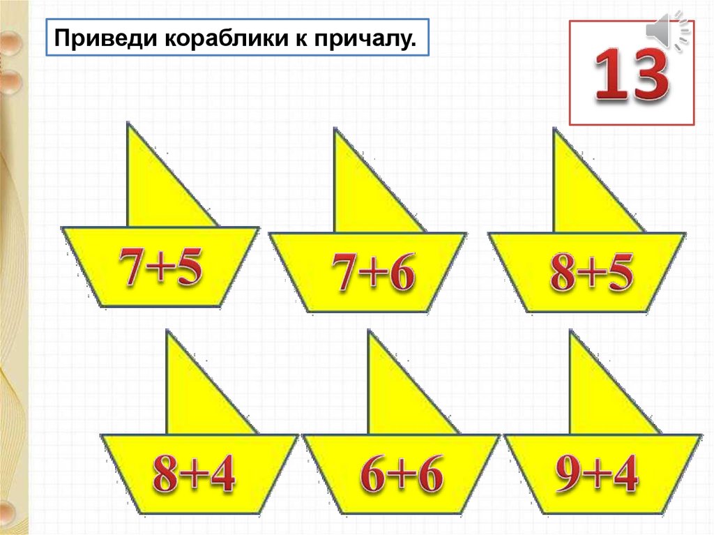 Вычитание из 13 1 класс школа россии презентация