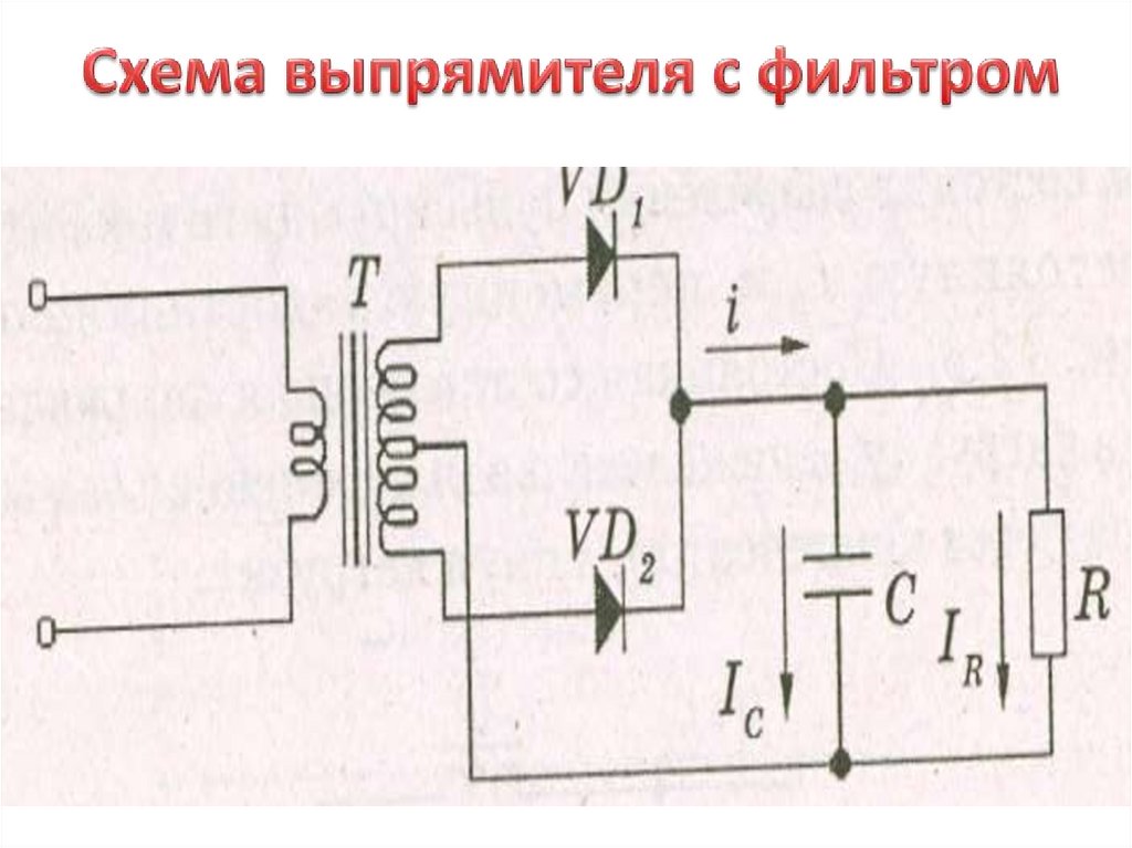 Исследование схем выпрямления и сглаживающих фильтров