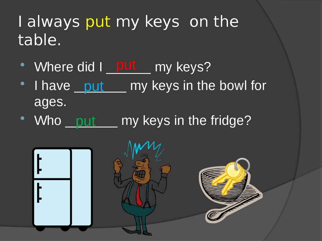 Those keys are mine
