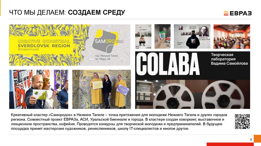 ЧТО МЫ ДЕЛАЕМ: СОЗДАЕМ СРЕДУ