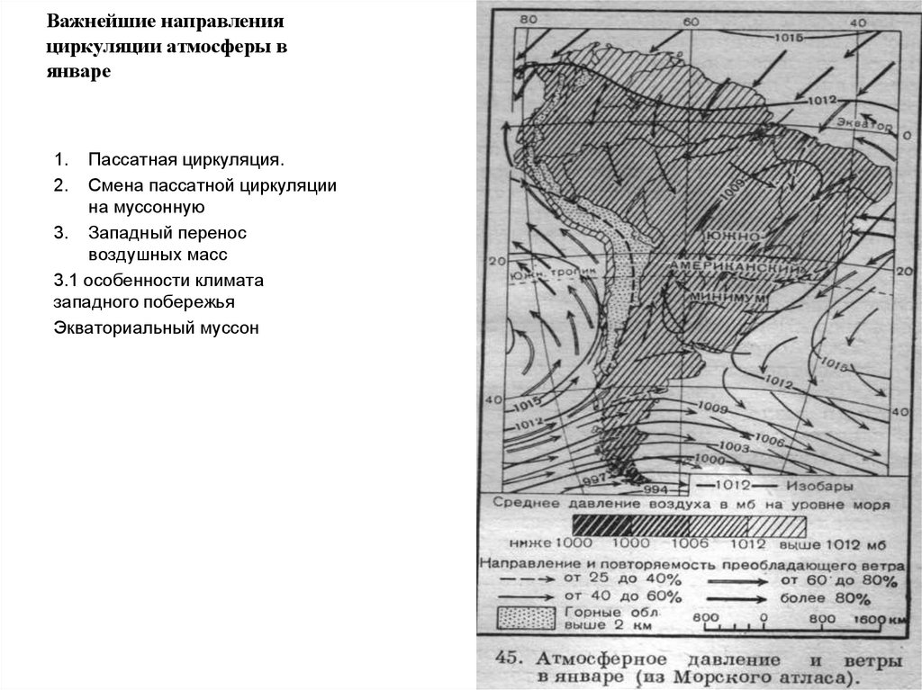 Западный перенос воздушных. Циркуляция атмосферы Южной Америки. Циркуляция атмосферы в Северной Америки. Циркуляции воздушных масс пассатные Южная Америка. Циркуляция воздушных масс в Южной Америке.