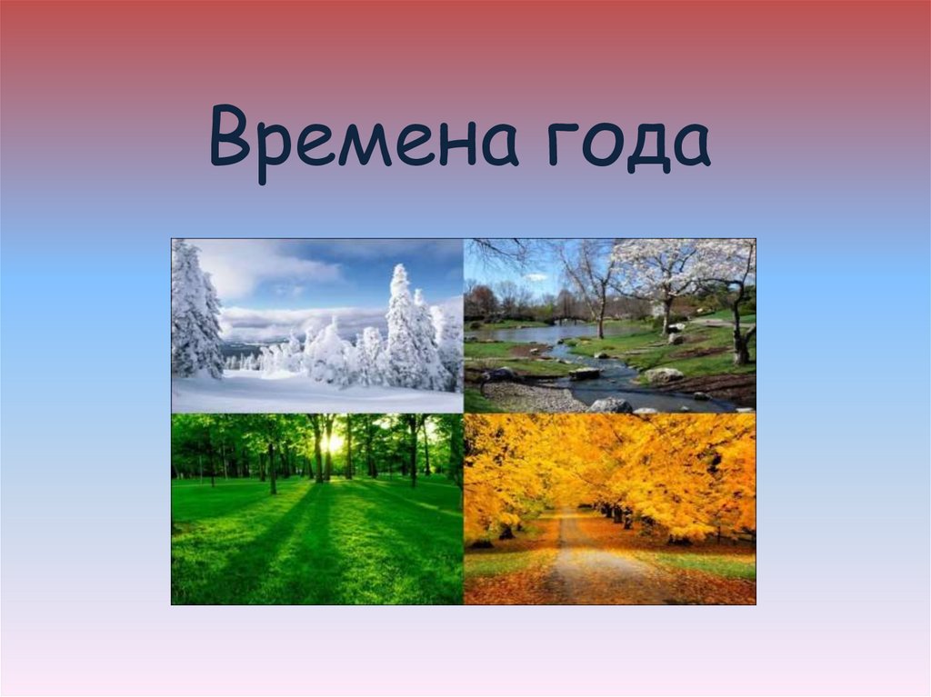 Времена года презентация времена года 6 класс информатика