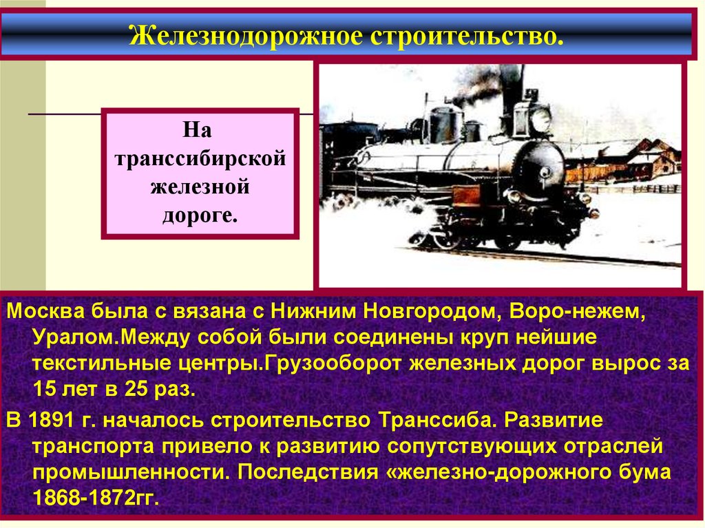 Военное положение железная дорога. Транспорт в пореформенный период. Промышленность и транспорт в пореформенной России. Промышленный подъем в пореформенный период. Какая реформа была проведена позже других?.