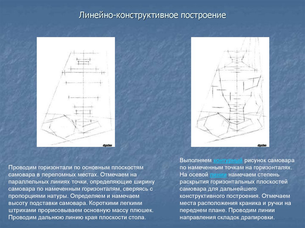 Конструктивный. Линейно конструктивное построение самовара. Конструктивно построение. Конструктивное построение. Принципы линейно-конструктивного рисования.