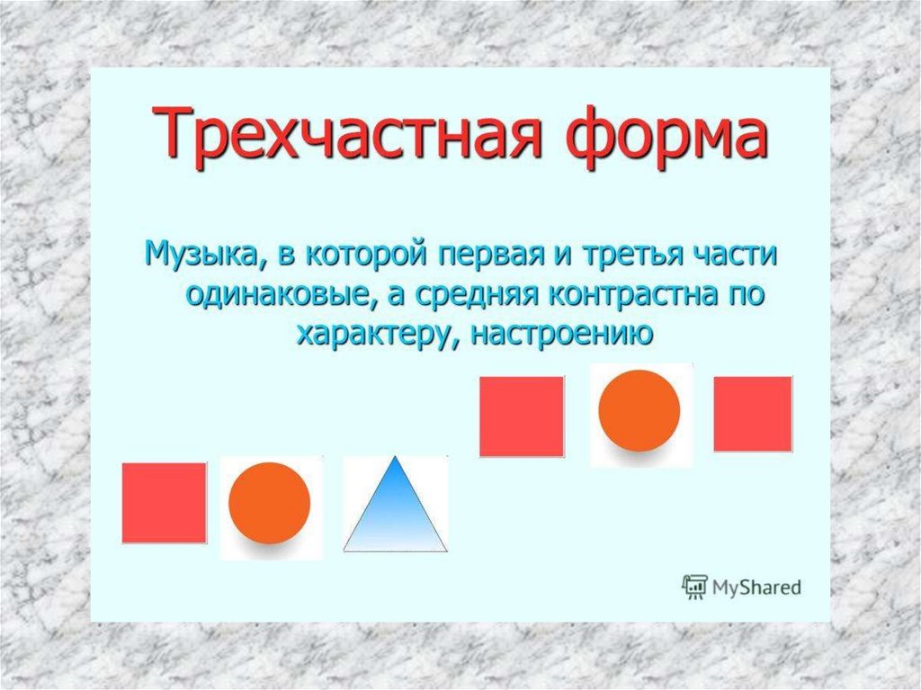 Одночастная форма схема