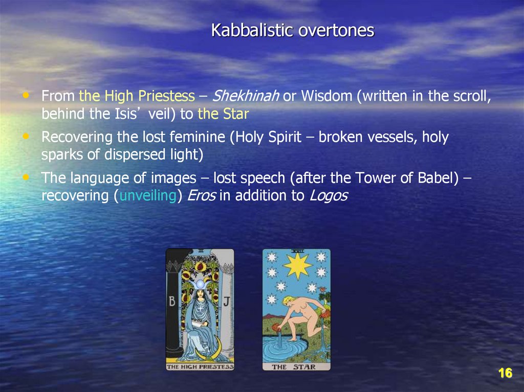 Kabbalistic overtones